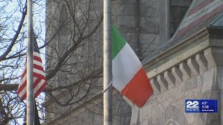 Irish Heritage Month begins in Holyoke with flag raising [upl. by Brand]