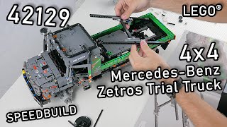 LEGO 42129 Speedbuild  LEGO MercedesBenz Zetros Trial Truck  Speed Build 42129 LEGO Technic 2021 [upl. by Daisey721]