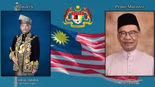 Negaraku Monarch And Prime Minister Malaysia 2022 Update [upl. by Gio442]