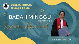 GEREJA TORAJA JEMAAT RAMA KLASIS MAKASSAR TENGAH  IBADAH MINGGU 10 SEPTEMBER 2023  0900 WITA [upl. by Angeli900]