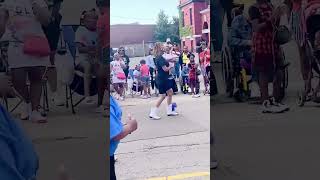 Senior Crusaders Marching Unit Juneteenth Parade Buffalo NY Music by JamesBrownOfficial [upl. by Warga523]