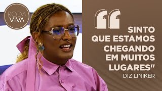 Liniker sobre vitória no Grammy Latino quotnão pode parar em mimquot [upl. by Eemyaj121]