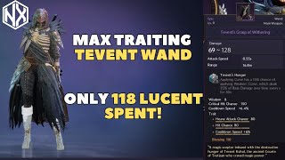 I Max Traited a Tevent Wand for 118 lucent  Throne and Liberty Archboss Weapon [upl. by Airemahs]