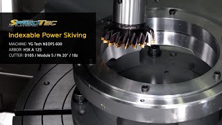 Precise Power Skiving Prowess of Internal Gear Machining POWER SKIVING [upl. by Hitt]