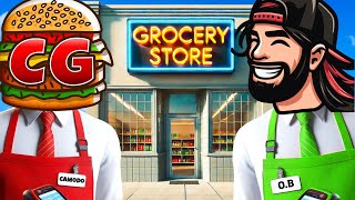 Two Best Friends Open a GROCERY Store  Grocery Store Simulator [upl. by Suollecram410]