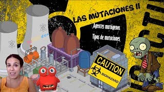 Las mutaciones Parte II Agentes mutágenos y efectos de las mutaciones  Genética  BioESOsfera [upl. by Nilyahs726]