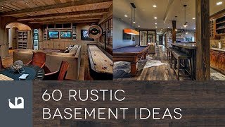 60 Rustic Basement Ideas [upl. by Thompson]