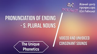 Pronunciation of ending s Plural nouns Voiced and unvoiced consonant sounds Julia Rybinska [upl. by Antonetta58]