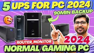 🔥BEST UPS FOR GAMING PC🔥BEST UPS FOR PC🔥BEST UPS FOR HOME🔥TOP 5 BEST UPS UNDER 3000🔥 [upl. by Lilian]