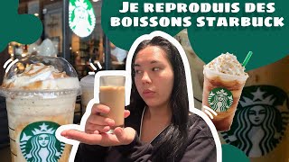 JE REPRODUIS DES BOISSONS STARBUCKS [upl. by Ajaj23]