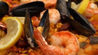 Paella Recipe  How to Make Paella  The Frugal Chef [upl. by Greenberg108]