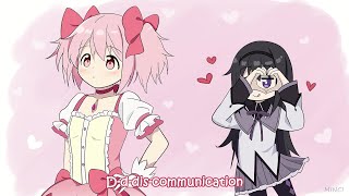 Discommunication Alien  Madoka x Homura 【 Madoka Magica 】 [upl. by Sisxela]