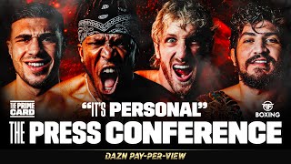 KSI VS TOMMY FURY amp LOGAN PAUL VS DILLON DANIS  THE PRIME CARD PRESS CONFERENCE LIVESTREAM [upl. by Guidotti]