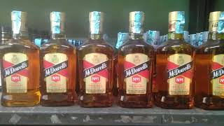 McDowells no1 Original Whisky 375ml price 330Alcohol428West bangal India 2024 [upl. by Lilak103]