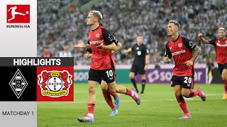 Borussia MGladbach  Bayer Leverkusen  23  Höhepunkte  Bundesliga 202425 [upl. by Emolas]