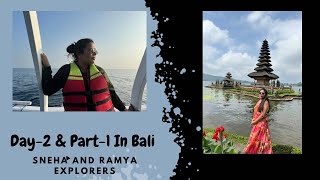 Day2 amp Part1 In Bali  Lovina Beach Snorkeling And Dolphins Spotting  Ulun Danu Beratan Temple [upl. by Mayrim526]