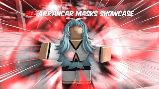 Type Soul All Arrancar Masks Showcase [upl. by Micco]