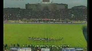 BOLOGNA  MARSIGLIA 1999 INIZIO PARTITA GOL DI PARAMATTI [upl. by Vedetta]