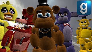 Gmod FNAF  FNAF VS FNAC [upl. by Enoitna]