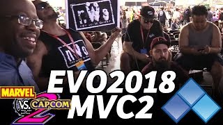 EVO 2018 MvC2 WEST vs EAST Coast  SANTHRAX JTRON DUC VDO KHAOS XECUTIONER [upl. by Ekle641]