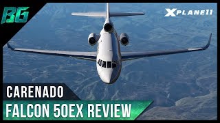 Falcon 50EX by Carenado Showcase  Review  XPlane 11 [upl. by Morena]