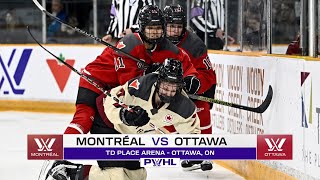 PWHL Montréal  Ottawa Game Highlights  January 2 2024 [upl. by Guibert]