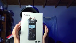 ASMR PROBANDO LA TASCAM DR07X [upl. by Audre]