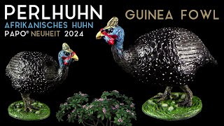 Papo ® Perlhuhn  Afrikanisches Huhn  Guinea Huhn  Guinea Fowl  Neuheit 2024 New  Review [upl. by Suinuj]