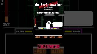 Napstablook Battle   DeltaTraveler HardMode  Obliteration [upl. by Dowdell319]