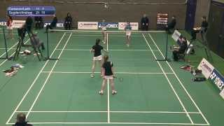 U13 Girls Doubles Final  Scottish National Junior Championships 2014 [upl. by Yrdua660]