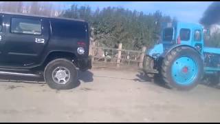 Hummer vs Tracktor zakatala kavkaz [upl. by Tal588]