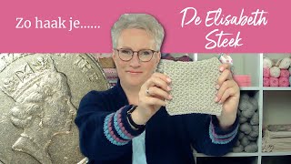 Zo haak jeDe Elisabeth steek keepitsimplehaken hakenvoorbeginners Crochetforbeginners [upl. by Deenya]