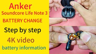 ANKER SOUNDCORE LIFE NOTE 3 BATTERY REPLACEMENTBATTERY BACKUP PROBLEMairpods ankerankersoundcore [upl. by Aner849]