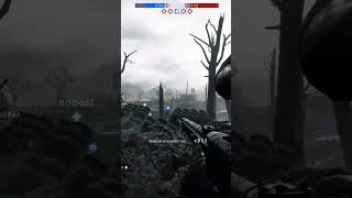 Livens projector  Lebel M1886  Battlefield 1 battlefield gaming sniping riflemen shorts [upl. by Nilyac]