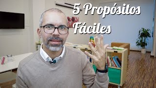 5 PROPÓSITOS FÁCILES para año nuevo [upl. by Vinia]