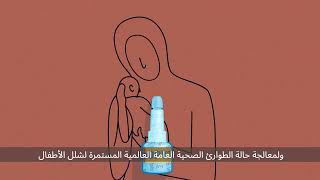 Novel oral polio vaccine type 2 nOPV2 animation  Arabic Subtitles [upl. by Nayr]