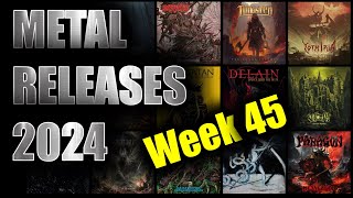 New Metal Albums 2024 Week 45 November 4th  10th newmetal newmetalalbums [upl. by Yaluz]