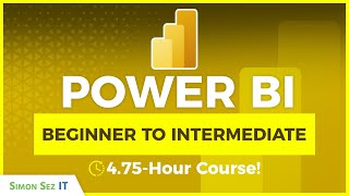 Microsoft Power BI Beginner to Intermediate Course 4 Hours Data Visualization Training [upl. by Raina]