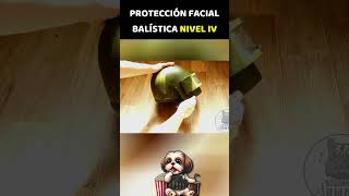 Mascaras Antibalas de NIVEL IV sabiasque tactical policia [upl. by Rehotsirhc]