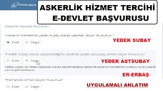 Askerlik Hizmet Tercihi Nasıl Yapılır  Mehmetçiğin Sesi [upl. by Creighton472]