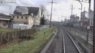 Basel  Wettingen CH in 16 Minuten Ae 68205 Zeitraffer  Time Lapse 4x [upl. by Nawoj]