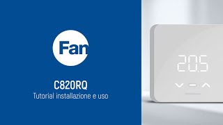 Fantini Cosmi C820RQ  Tutorial installazione e uso [upl. by Atteyram]