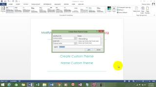 Learn How To Modify Themes in MS Word Chapter 23 Hindi [upl. by Fortuna]