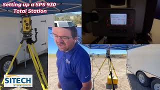 Siteworks SPS930 Total Station Set Up 1 [upl. by Lahcar]