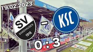 SV Sandhausen  Karlsruher SC  19022023 [upl. by Enale]