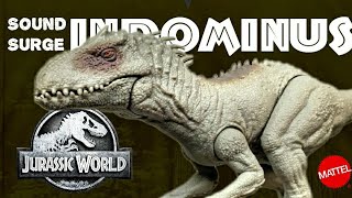 2023 Mattel Jurassic World Sound Surge Indominus Rex Review [upl. by Shaer]