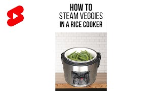 How to Steam Veggies in Aroma Rice Cooker [upl. by Henriques]