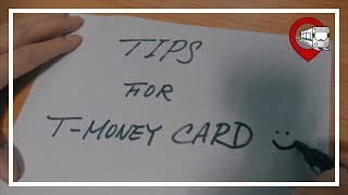 Tips for TMONEY Card  Korea Travel Tips [upl. by Nemracledairam557]