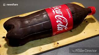 How to make a CocaCola bottleshaped cake [upl. by Epps]