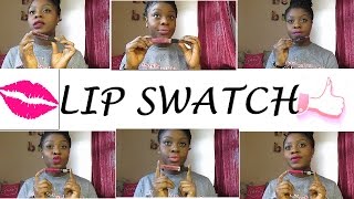 Lip Swatch PenneysPrimark Liquid Lipsticks [upl. by Nettle371]